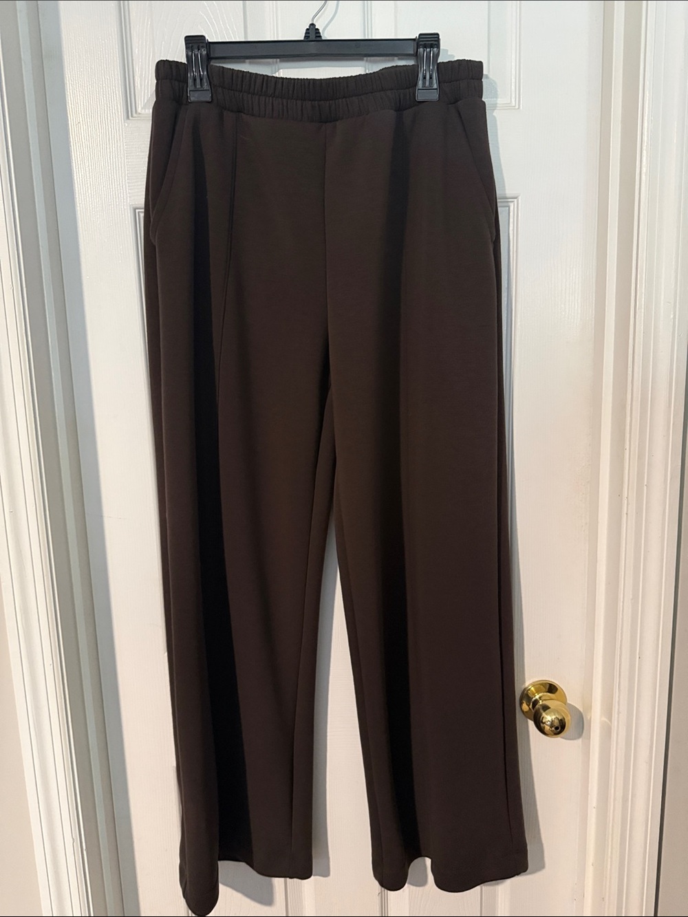 Old Navy Dark Brown Elastic-Waist Straight-Leg Joggers
